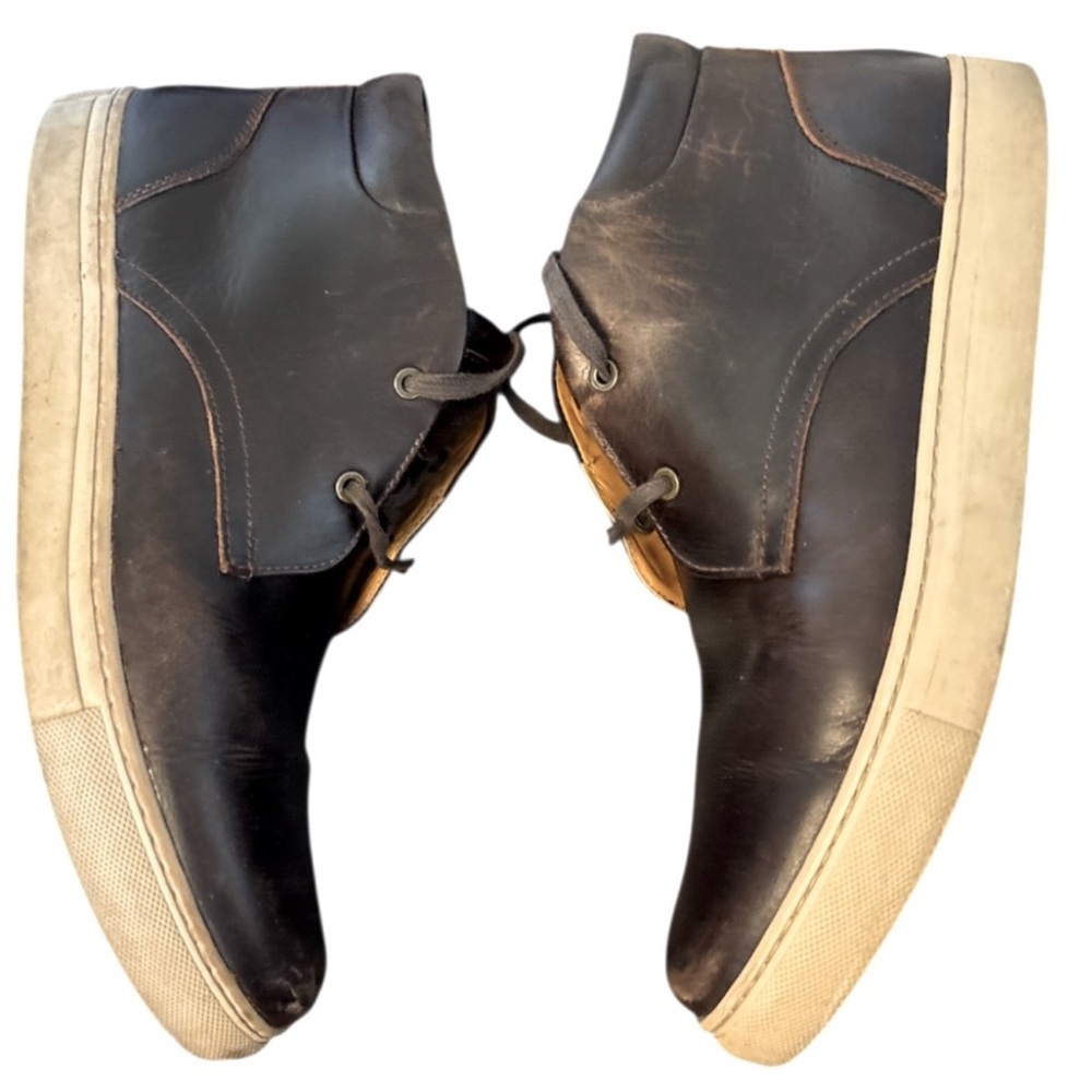 Roots Men's Brown Leather Ankle Boots - Picture 4 of 8